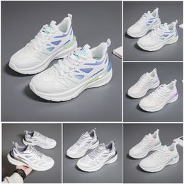 New Men Momen Shoes Caminhando Running Shoes Flat Sole Moda Moda Branca preta Pink Sports Sports Z1145 Gai