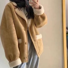 Haining Suede Jacket For Women Autumn Winter, New Wool Lamb Fur, Small Fragrant Style, Fur All In One Korean Version, Slim And Warm 975664