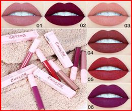 CmaaDu 6 Colours Matte Liquid Lipstick 4ml Lip Gloss Make up Lipgloss Waterproof rouge a levre2338141