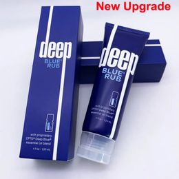 In Stock Deep Blue Rub Topical Cream With Essential Oil Foundation Primer Body Skin Care Top Quality 120Ml Lotions Fast Ship456