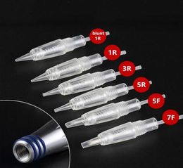 100pcs Mix Size Sterilised Tattoo Needle For Tattoo Machine Microblading Pen Tattoo Eyebrows Lip Permanent Makeup Machine Pen Cart3781106