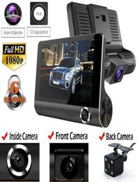 3 Lens 1080P HD 170 Angle Triple lens Car DVR Dash Cam Gsensor Recorder and Rearview Camera Three Way Camera Night vision Cam6237063