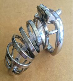 Stainless Steel Male Device Belt Adult Cock Cage With Stealth Lock Cocks Ring BDSM Sex Toys For Men1710389