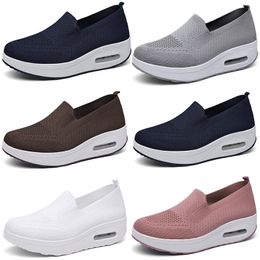 new breathable casual men women's shoes with fly woven mesh surface GAI featuring a lazy and thick sole elevated cushion sporty rocking shoes 35-45 17