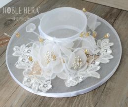 wedding hats headpieces for wedding white church hats wedding headpieces white flower linen top hat bridal headdress party accesso5648336