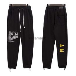 Men's black men cargo designer pure sweatpant jogger Star filled 3xl 240308