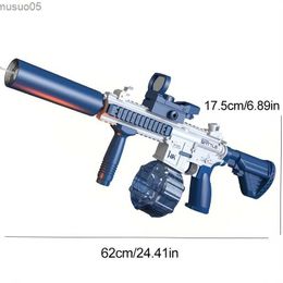 Sand Play Water Fun Battery-Powered Automatic Water Blaster High-Capacity Super Soaker for Childrens Beach and Pool Fun