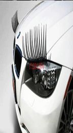 Fedex DHL 100pairs200pcs Whole high quality charming eyelash stickers stick for cars black color3274033