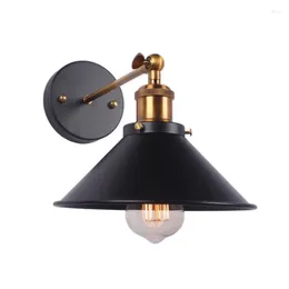 Wall Lamp Retro Industrial Wind American Folding Bronze For Restaurant Bar Coffee Shop Study Bedside