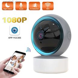 Baby Monitor Camera TUYA WIFI PTZ camera 1080P high-definition indoor baby monitor smart home wireless night vision P2P security video monitoring IP Q240308