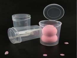 Plastic Transparent Empty Box Container For Cosmetic Puff Sponge False Eyelash Beads Organiser Case Makeup Tools6130073