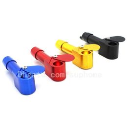 Metal Pipe Portable Aluminum Pipe Detachable High Quality Silicone Pipe Camo Silicone Bending Smoking Pipes Household Sundries1832705