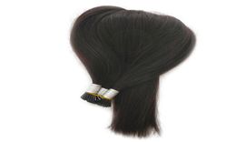 Grad8A Length 1403903926039039 Grade 8A Human Hair Stick I tip in hair Extensions 100gpack 1gs 200slot Natural 5785470