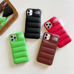 Cell Phone Cases Cases Luxury The Puffer Case For iPhone 14 13 12 11 Pro Max X XR XSMaxSoft Silicone Street Fashion Cover Support DropShip 240304