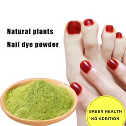 Natural Plant Henna Nail Dyeing Powder Wine Red Chestnut Brown Art Colors For Adult children 240219