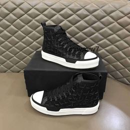 Men amirliness Patchwork amari i Top amri Star amirirliness am for ami Leather ri shoes High sneakers Board Men's Fashion Casual Design Trend Canvas Black Sports