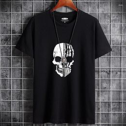 Mens T Shirts Shirt For Men Graphic Tee Crossfit High Quality Harajuku Fashion Y2k Clothing Large T-shirt Printed Bone