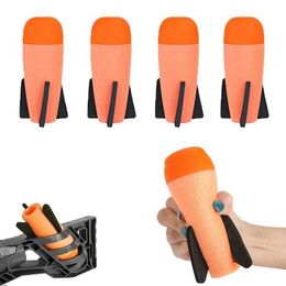 Gun Toys 2/3/6Pcs bullet for soft elite arrow rocket with refillable capability compatible with foam bullet toy gun for kids gift for kids 240307