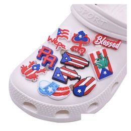 Shoe Parts Accessories Pr Clog Charms Soft Rubbr Garden Decoration Charm Buckle Ship Drop Delivery Shoes Dhuip