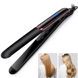 2 In 1 Professional Hair Straightener For Wet or Dry Electric Iron Curling Straightening Irons 240305