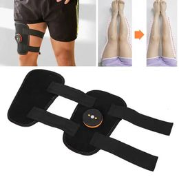 Household Muscle Trainer EMS Leg Thigh Massager Stimulator Fitness Belt Foot 240305