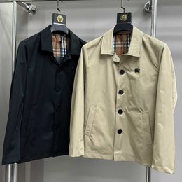 Designer casaco jaqueta camisa burs minibus jaqueta novo cavalo de guerra fino ajuste jaqueta cavaleiro lapela jaqueta masculina na moda e bonito versátil versão coreana dmtg