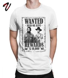 T Shirt Men Bud Spencer Terence Hill Wanted Lo Chimavano Classic Epic Movie Tshirt 100 Cotton Tees Graphic Tops Vintage TShirt 29281564