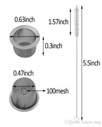 Stainless Steel Metal Screen filters Smoke Accessories about 063 inches for Crystal Quartz Smoking pipes5992012