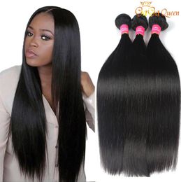 Brazilian Straight Hair bundles 9A 100 Unprocessed Brazilian Straight Human Hair Extensions Brazilian Peruvian Hair Weave Bundles8061042