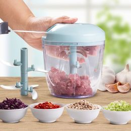 Multifunction Meat Food Grinder High Speedy Vegetable Fruit Shredder Manual Meat Grinder Chopper Cutter Kitchen Gadgets276k