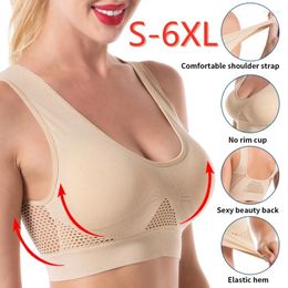 Bras Seamless Bra For Women Push Up Invisible Bralette Breathable Without Bones Wireless With Pads Underwear Plus Size Top