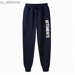 Erkekler Pantolon Mens Swearpants Vetements Joggers Lounge Pants Cepleri Açık Mekan Yürüyüşü Koşu Pantolonları Sweatpants y0811 240308