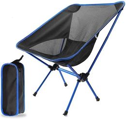Camping Chair Portable Folding Chairs Ultralight For Outdoor Travel Beach BBQ Hiking Picnic Seat Fishing Foldable Tools Chair 240220