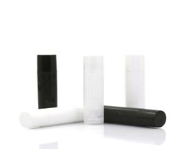 DIY Empty Lipstick Bottle Lip Gloss Tube Lip Balm Tube Container With Cap Clear Black White Sample Container F30792953088