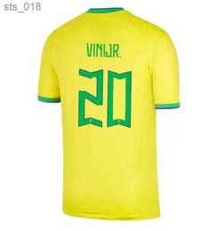 Soccer Jerseys Camisa Brasil 2022 2023 Neymar 22 23 Brazilian Kids Kit Richarlison Vini Jr. Antony Raphinha L.paqueta G.jesus CasemiroH240308