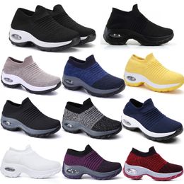 Large size men women shoes cushioned flying woven sports shoes foot covers foreign trade casual shoes GAI socks shoes fashionable versatile 35-44 32 XJXJ