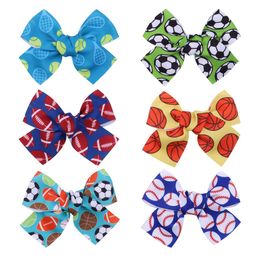 Baby Hair Clips Spring Summer Print Barrettes Kids Cute Bowknot Hairpins Ponytail Clippers Girls Bow Headwear Accessories for Chil8528936