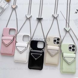 Cell Phone Cases Fashion Card Holder Bag Designer Case Cross Body Cases For IPhone 15promax 15 14 12 13 Pro Max 14plus 14proamx Leather Phonecase 240304