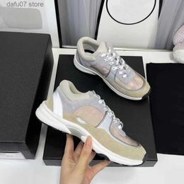 Dress Shoes Casual Shoes mens Designer Running Channel Sneakers Women Lace-up Sports Shoe Trainers Classic Sneaker Woman City Asdf Size 35-45H240308