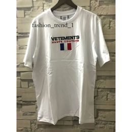 Mens T Shirt Vetements Shirt Designer T Shirts Streetwear Hip Hop Oversize Vetements Short Sleeve Tee Big Tag Patch VTM Tshirts Embroidery Black White Vetements 9286