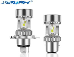 H4 Led Motorcycle Headlight Bulb BA20D LED 20W CSP Super Bright Hi Lo Moto Accessories Motobike Headlamp Scooter 12V 6000K White1692360