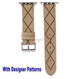 Bands Watch Fashion watchbands Straps Luxury C Designer Watchs Straps message length Smart Watches Series 8 7 1 2 3 4 5 6 Embossed Leather Pattern S8 Bands 240308