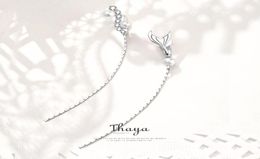 Ear Cuff Fairy Tales Series Thaya 925 Sterling Silver Mermaid Clip Earring For Women Pearl Clip On Earrings Engagement Luxury Jewe8204042