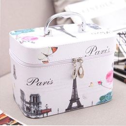 Cosmetic Case Bag Pu Storage Cosmetics Suitcase Makeup Pouch Bags & Cases285m