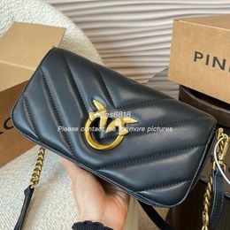 Luxury fashion designer bag Swallow handbag pinkoo women's one-shoulder cross-body 5A high-end quality monochrome underarm banquet coin purse pinkoism o2911n
