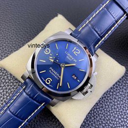 Luxury Watch Pane Rai for Pane Raii Luxury Watch Mechanical Sapphire Mirror Swiss Automatic Movement Size 44mm Cowhide Strap Wrist Watch