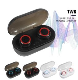 Y50 50 TWS Wireless Sport Earphones Bluetooth Headphone Gaming Earbuds with Charger Box For Andriod Smartphone4740805