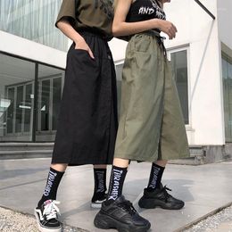 Women's Shorts High Waist Loose Long Skirt Women Summer Autumn Korean Ulzzang Womens Spring Plus Size Street