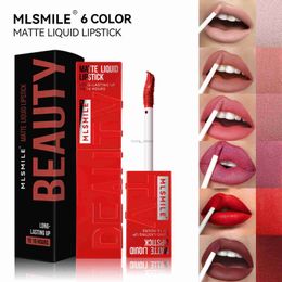 Lipstick New Matte Ink Liquid Lipstick Makeup Long Lasting High Impact Color Velvet Nude Lip Gloss Waterproof Red Lip MakeupL2403