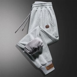 Sweatpants Men's Sweatpants Autumn Winter Sportswear Elastic Waist Casual Cotton Track Pants Stretch Trousers Male Joggers Plus Size 5XL